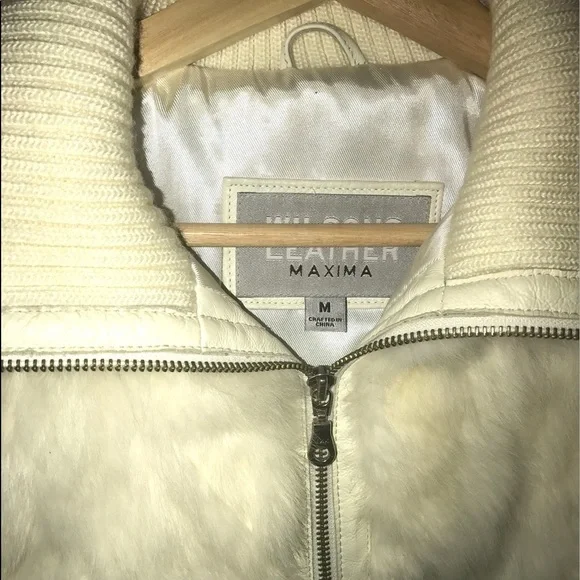 Wilsons Leather Fur Coat NWOT!